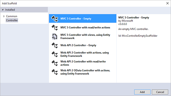 【教程】使用Razor创建ASP.NET MVC应用程序